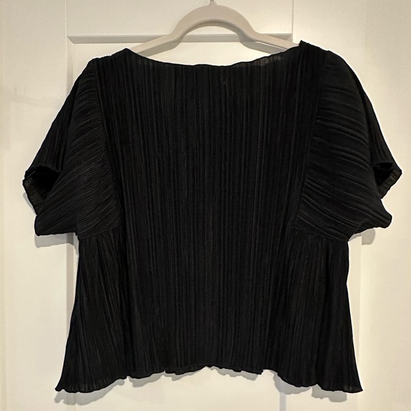 Madewell Black Short-sleeve Blouse - Picture 4 of 7
